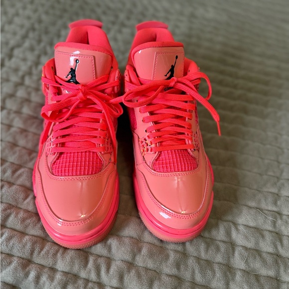 Air Jordan 4 Retro HOT PUNCH Size 8 Women’s RARE - Picture 4 of 10